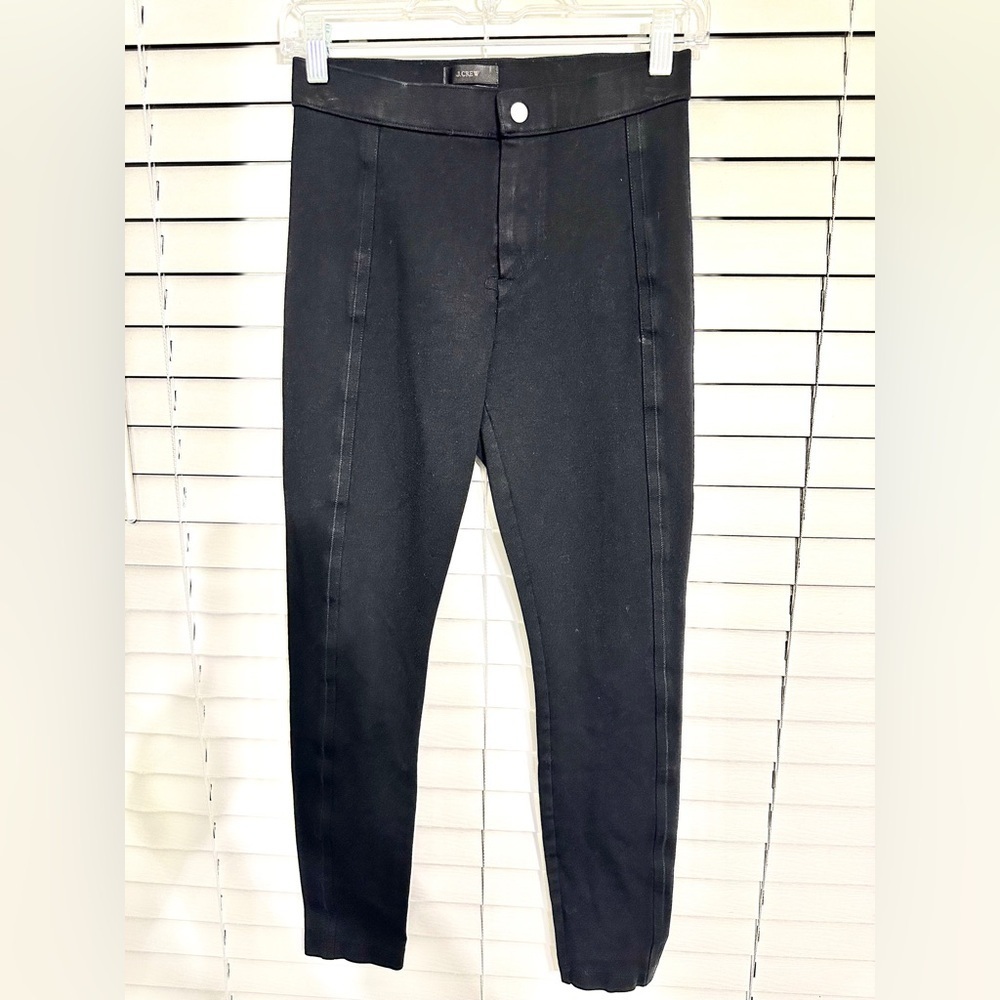 🛍️ j crew black stretch pants Size 2R